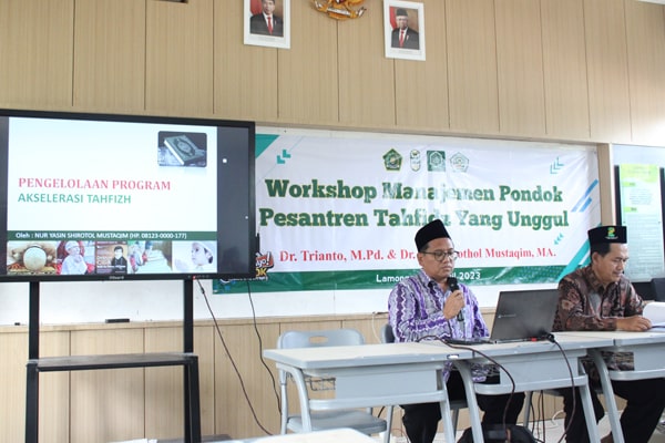 Manajemen Pondok Pesantren Tahfidz Unggul